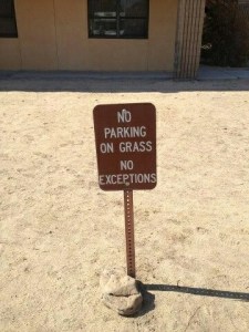 No parking